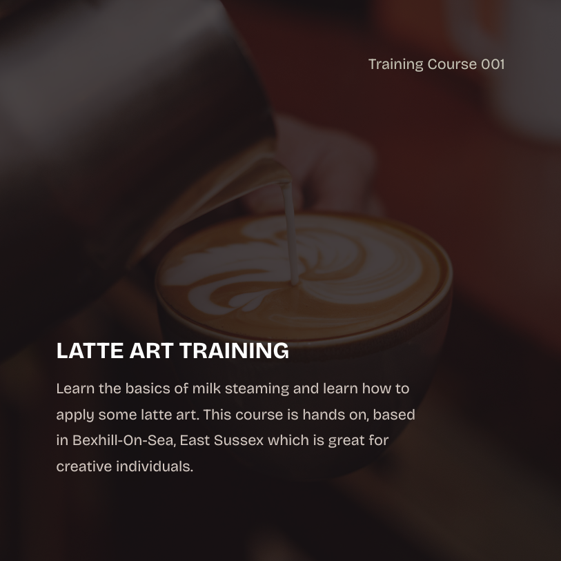 Latte Art Training Course